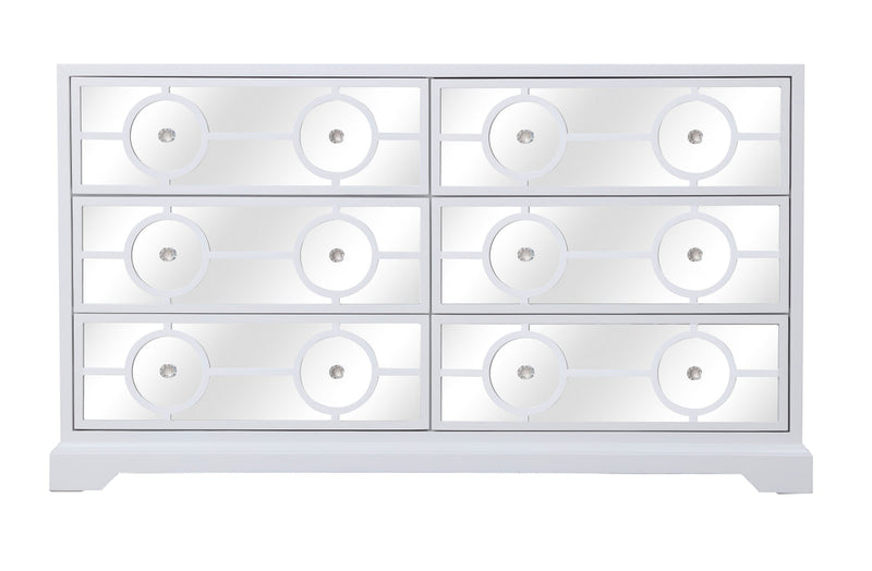 media image for Modern Cabinet Elegant Furniture Lighting Mf81017Wh 11 269