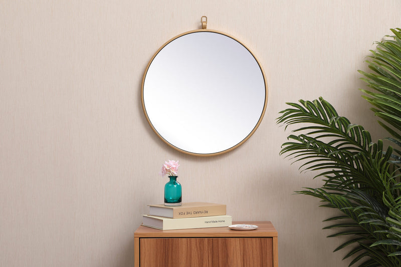 media image for Rowan Vanity Mirror Elegant Decor Mr4718Bk 53 242