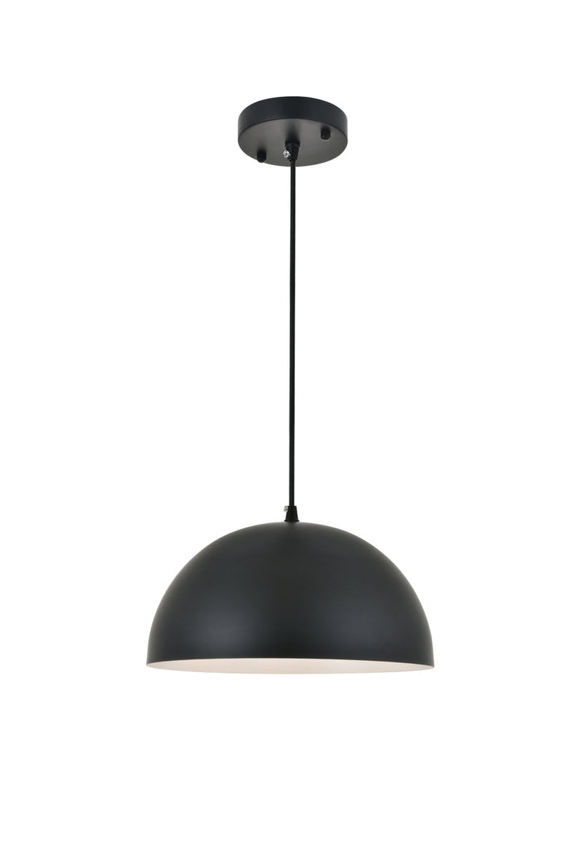 media image for Forte Pendant Living District Ld4022D12Bk 1 275