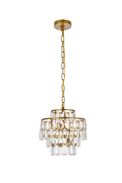 product image for Mila 3 Light Pendant Elegant Lighting 1102D12Bk 2 78