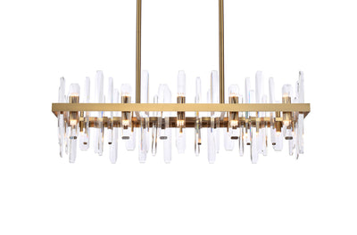 product image for Serena 20 Light Chandelier Elegant Lighting 2200G36Bk 6 96