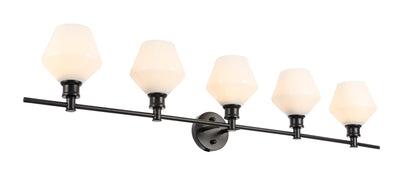 product image for Gene 5 Light Bath Sconces Living District Ld2324Bk 26 82