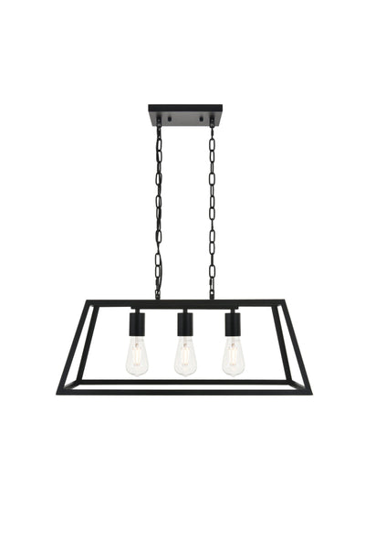 product image of Resolute 3 Light Pendant Living District Ld4061D25Bk 1 589