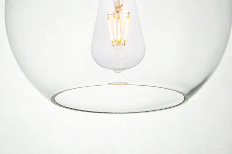 media image for Baxter 3 Light Pendant Living District Ld2208Bk 35 224