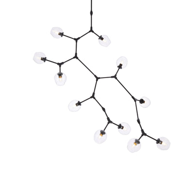 product image for Cavoli 11 Light Chandelier Elegant Lighting 1712G73Bk 3 80