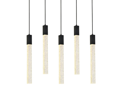 product image for Weston 5 Light Pendant Elegant Lighting 2066D16Bk 16 47