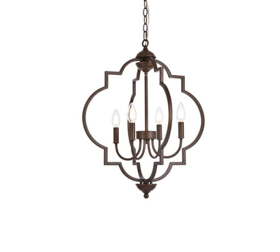 product image for Sandara 4 Light Pendant Living District Ld7064D16Bk 12 37