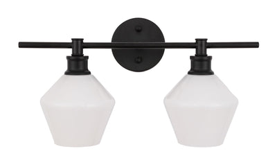 product image for Gene 2 Light Bath Sconces Living District Ld2312Bk 56 5