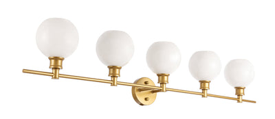 product image for Collier 5 Light Bath Sconces Living District Ld2326Bk 41 95