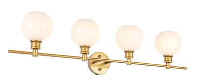 product image for Collier 4 Light Bath Sconces Living District Ld2322Bk 16 21