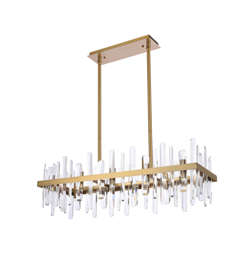 media image for Serena 20 Light Chandelier Elegant Lighting 2200G36Bk 18 256