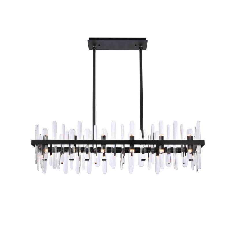 media image for Serena 24 Light Chandelier Elegant Lighting 2200G42Bk 1 288