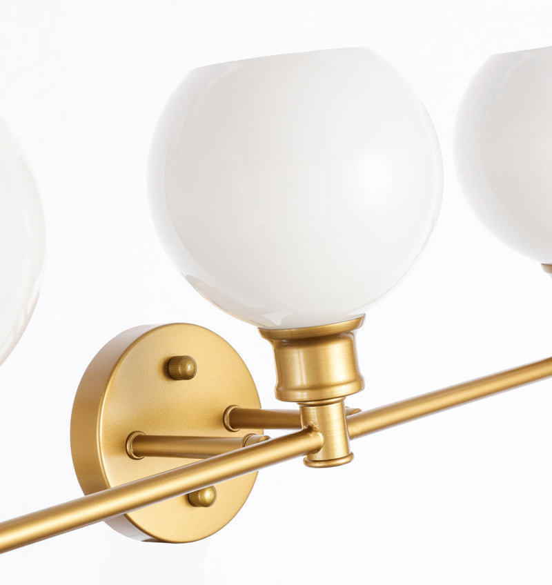 media image for Collier 5 Light Bath Sconces Living District Ld2326Bk 95 282