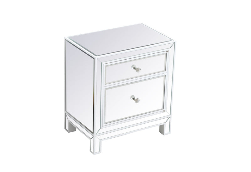 media image for Reflexion Nightstand Elegant Decor Mf72035Wh 19 244