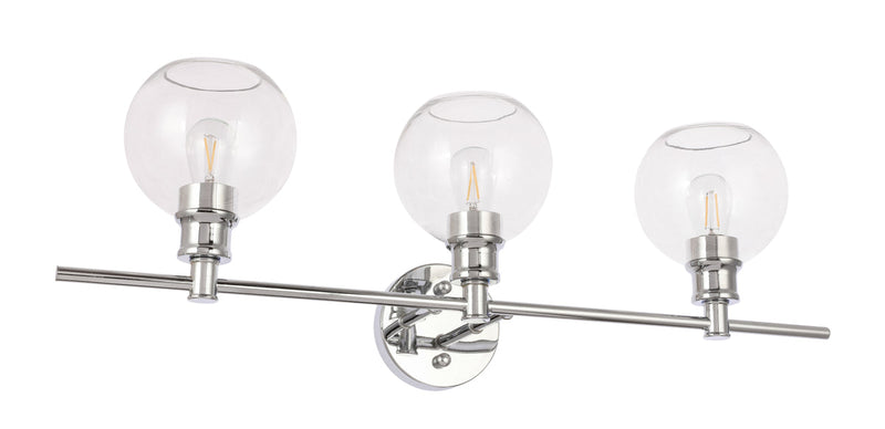 media image for Collier 3 Light Bath Sconces Living District Ld2318Bk 17 282