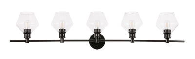 product image for Gene 5 Light Bath Sconces Living District Ld2324Bk 7 1