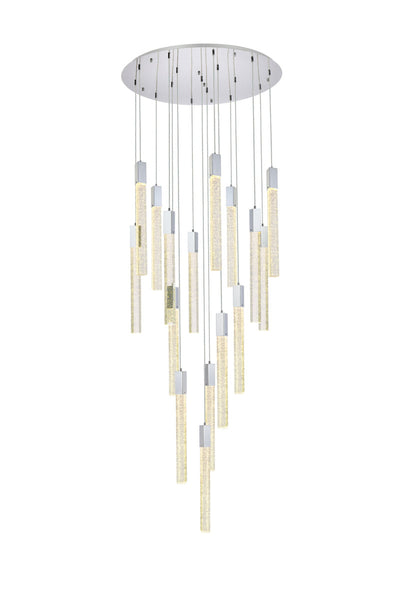 product image for Weston 16 Light Pendant Elegant Lighting 2066G30Bk 5 14