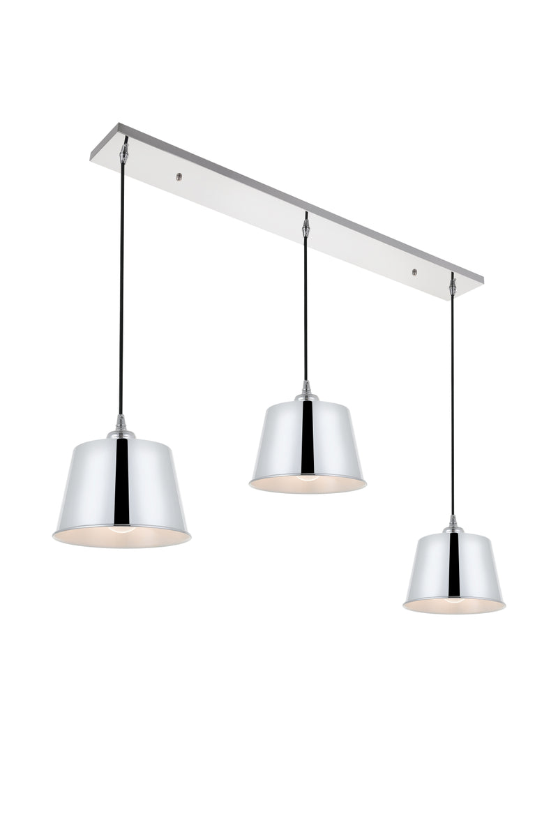 media image for Nota 3 Light Pendant Living District Ld4057D40Bk 10 224