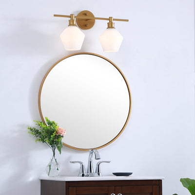 product image for Gene 2 Light Bath Sconces Living District Ld2312Bk 122 22