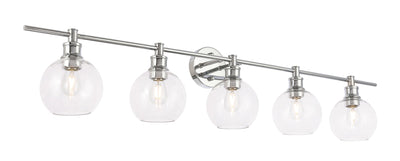 product image for Collier 5 Light Bath Sconces Living District Ld2326Bk 72 44