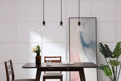 product image for Clive 3 Light Pendant Living District Ld6222Bk 37 94