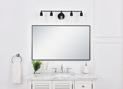 product image for Serif 5 Light Bath Sconces Living District Ld4028W29Bk 34 20