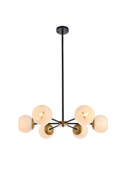 product image for Briggs 6 Light Pendant Living District Ld644D30Bk 4 76