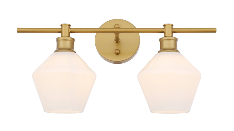 media image for Gene 2 Light Bath Sconces Living District Ld2312Bk 64 293