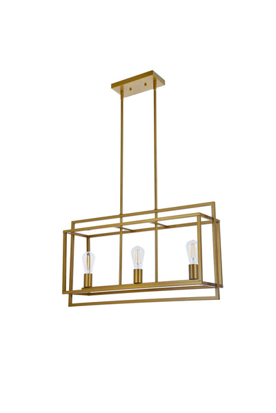 product image for Voir 3 Light Pendant Living District Ld7056D32Bk 12 7