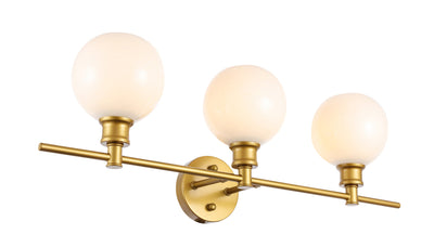 product image for Collier 3 Light Bath Sconces Living District Ld2318Bk 28 69