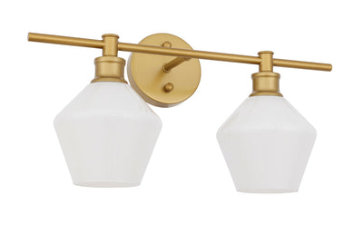 product image for Gene 2 Light Bath Sconces Living District Ld2312Bk 82 38