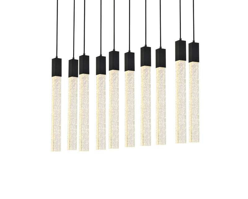 media image for Weston 10 Light Pendant Elegant Lighting 2066D42Bk 4 27