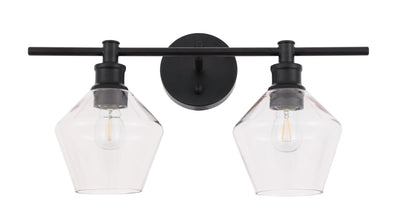 product image for Gene 2 Light Bath Sconces Living District Ld2312Bk 67 48