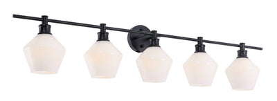 product image for Gene 5 Light Bath Sconces Living District Ld2324Bk 73 11