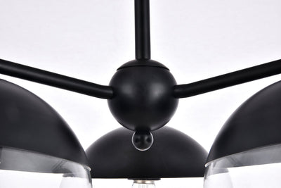 product image for Eclipse 3 Light Pendant Living District Ld6122Bk 41 78