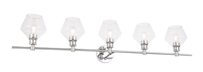 product image for Gene 5 Light Bath Sconces Living District Ld2324Bk 17 19