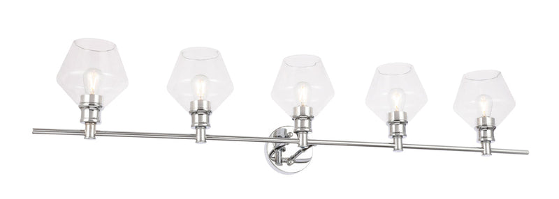 media image for Gene 5 Light Bath Sconces Living District Ld2324Bk 17 284