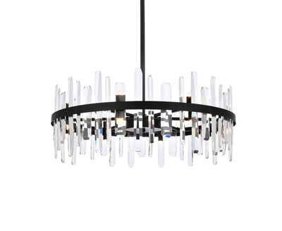 product image for Serena 16 Light Chandelier Elegant Lighting 2200G30Bk 13 65