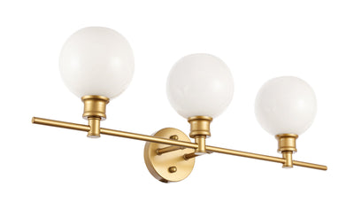 product image for Collier 3 Light Bath Sconces Living District Ld2318Bk 34 52