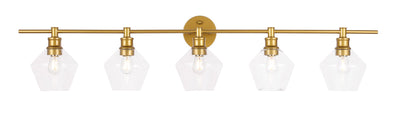 product image for Gene 5 Light Bath Sconces Living District Ld2324Bk 50 89