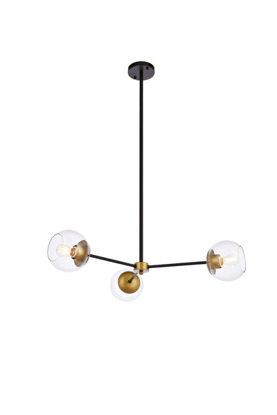 product image for Briggs 3 Light Pendant Living District Ld646D32Bk 2 97