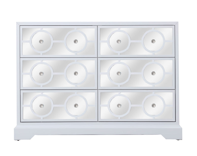 media image for Modern Cabinet Elegant Furniture Lighting Mf81017Wh 1 254