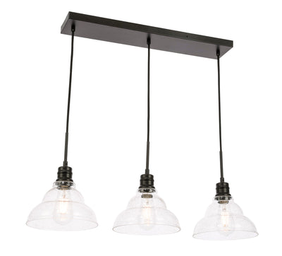 product image for Clive 3 Light Pendant Living District Ld6222Bk 7 97