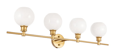 product image for Collier 4 Light Bath Sconces Living District Ld2322Bk 34 54