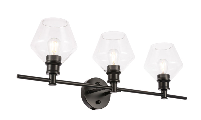 media image for Gene 3 Light Bath Sconces Living District Ld2316Bk 25 29