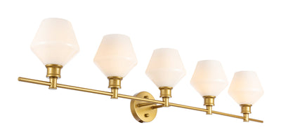 product image for Gene 5 Light Bath Sconces Living District Ld2324Bk 39 65