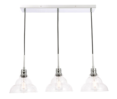 product image for Clive 3 Light Pendant Living District Ld6222Bk 3 48