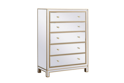 product image for Reflexion Cabinet Tall 5 Drawer Elegant Furniture Lighting Mf72026 17 71