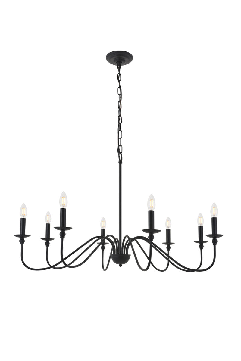 media image for Rohan 8 Light Pendant Living District Ld5006D42Mb 6 264