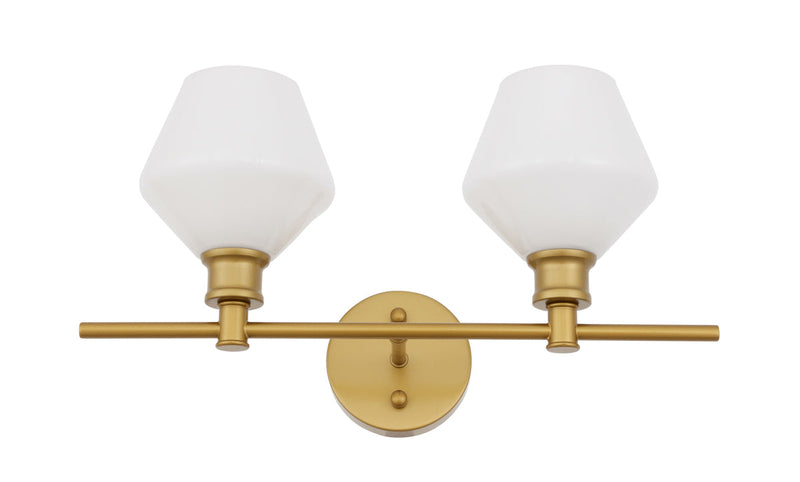 media image for Gene 2 Light Bath Sconces Living District Ld2312Bk 22 268